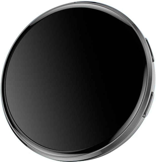 Anpassbares digitales LED-Abzeichen von Toys Arts mit 1,7 Zoll Touchscreen und Bluetooth in Schwarz - Bild 1