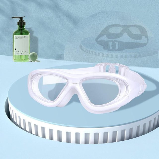 Apex Gear Wasserdichte Schutzbrille mit Vollvisier in Transparent und Weiß - Bild 1