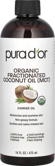 Pura D'or Bio-Kokosnussöl MCT, 473 ml, Unisex - Bild 1
