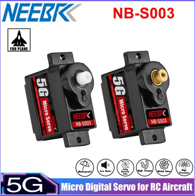 NEEBRC Digital Servo, Kunststoff Metall Getriebe, 2/4-teiliges Set - Bild 1