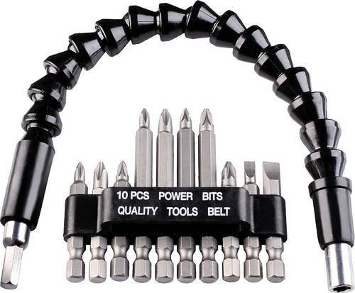 Kwb 113990 Bit-Set 11-teilig mit Bithalter in Schwarz - Bild 1