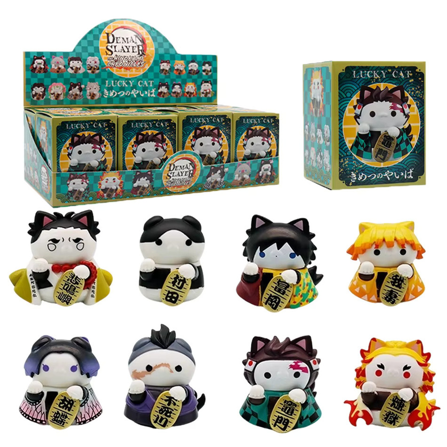 Bandai Demon Slayer, Nezuko, Tanjirou, Zenitsu, Inosuke, 8-teiliges Set, Mini-Figuren - Bild 4