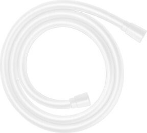 Hansgrohe Brauseschlauch Isiflex in Mattweiß mit Anti-Kink und Anti-Twist Funktion, Länge: 125 cm - Bild 1