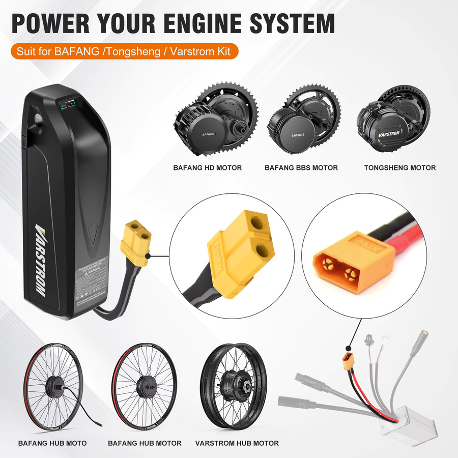 Hailong Polly 21700 EBike-Akku in Schwarz für Elektrofahrräder mit verschiedenen Spannungen und Kapazitäten - Bild 2