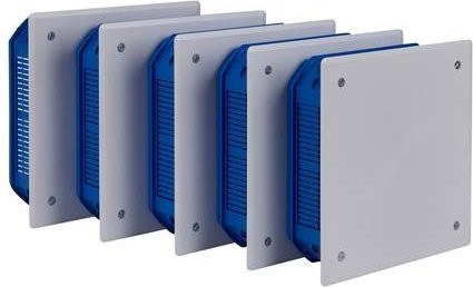 Schneider Electric ENN04516 Abzweigdose aus Kunststoff, 5 Stück, Weiß und Blau - Bild 1