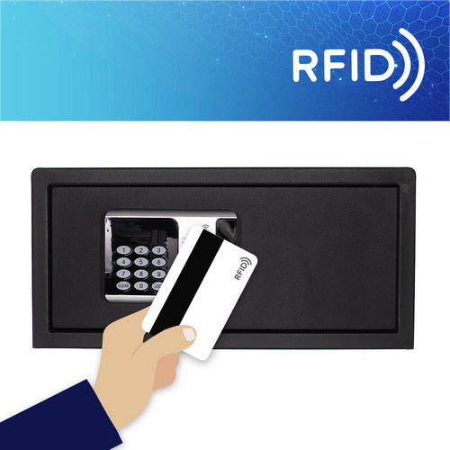 Rottner Möbeltresor RFID Lap mit RFID-Elektronikschloss, anthrazit, B: 43,5 cm, H: 20 cm, T: 37 cm - Bild 3