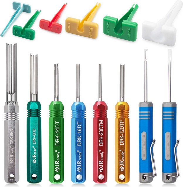 JRready ST5257-PRO Deutsch Connector Tool Kit zur Entfernung von Kontakten für 4 Personen, 6–22 AWG, Multicolor - Bild 1
