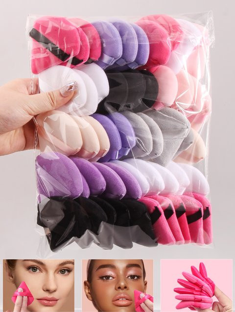 KOSSHOW Make-up-Puderquasten, dreieckig, 50 Stück, Weiß, Unisex - Bild 1