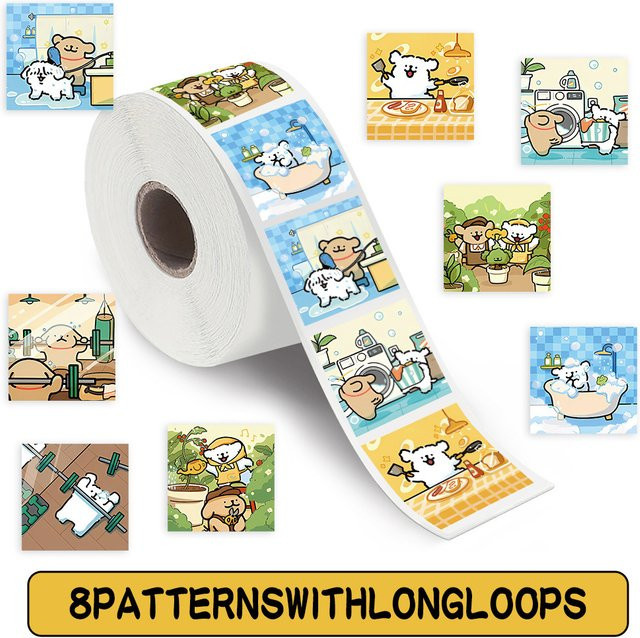 GOGOTU Cartoon-Linienhund-Aufkleber, Sticker, multicolour - Bild 1
