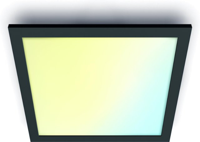 WiZ LED Panel Deckenleuchte Quadratisch Tunable White Schwarz 3400lm B/B: 60 x 60 cm - Bild 1
