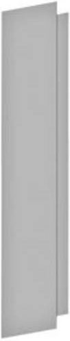 Siemens ALPHA 400/630 DIN Trennwand senkrecht aus Kunststoff in Grau, Höhe: 60 cm - Bild 1