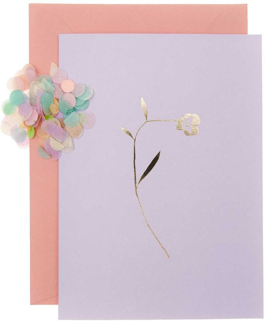 Rico Design Paper Poetry Grußkartenset Transformation in Flieder - Bild 1