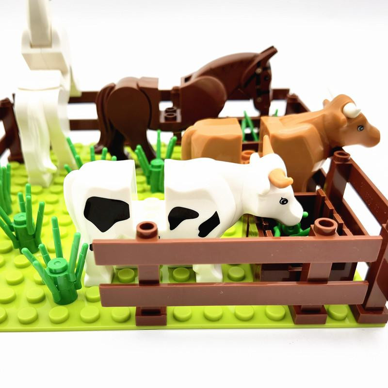 Linyi toy Bauernhof mit Bauernhoftieren und Pflanzen ab 3 Jahren - Bild 2
