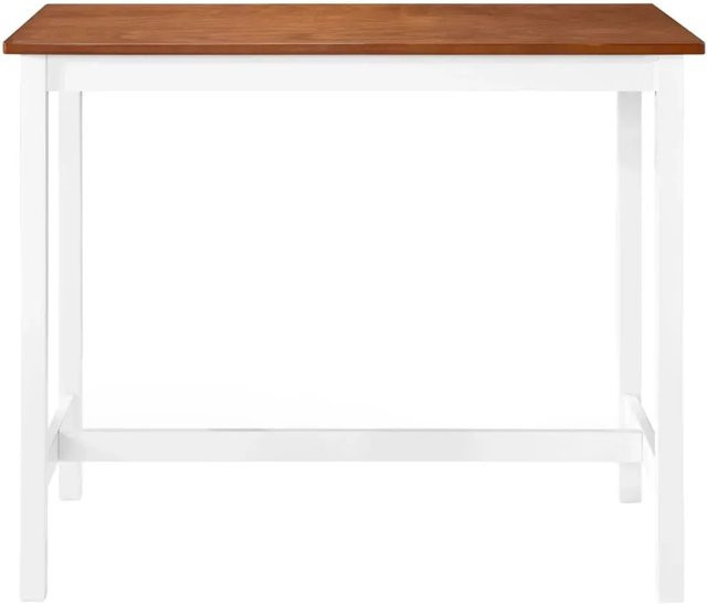 vidaXL Bartisch mit MDF-Tischplatte und Massivholz-Beinen, B/T/H: 108 x 60 x 91 cm - Bild 1