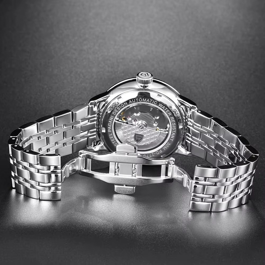 Pagani Design Armbanduhr, Automatik, Edelstahl, Saphirglas, 43 mm, Herren - Bild 6