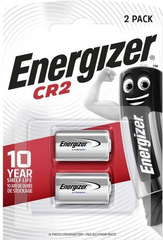Energizer CR2 Lithium Fotobatterie 3V 800 mAh 2er-Pack Silber - Bild 1