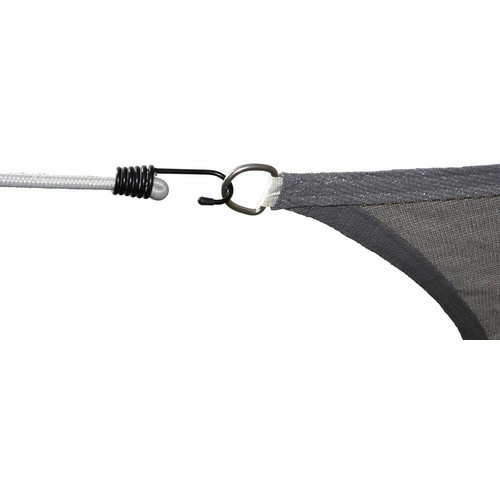 Floracord Vierecksonnensegel aus HDPE in Grau, B/T: 360 x 360 cm - Bild 4