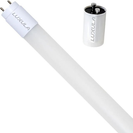 LUXULA LED Röhre T8 22W 4000K Neutralweiß mit Starter und Überbrückung G13 aus Nanokunststoff, Länge: 150 cm