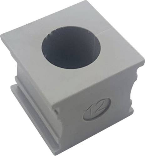 TRU COMPONENTS ELT 12 Kabeldurchführung geschlitzt aus Elastomer in Grau mit maximalem Klemm-Ø von 13mm - Bild 1
