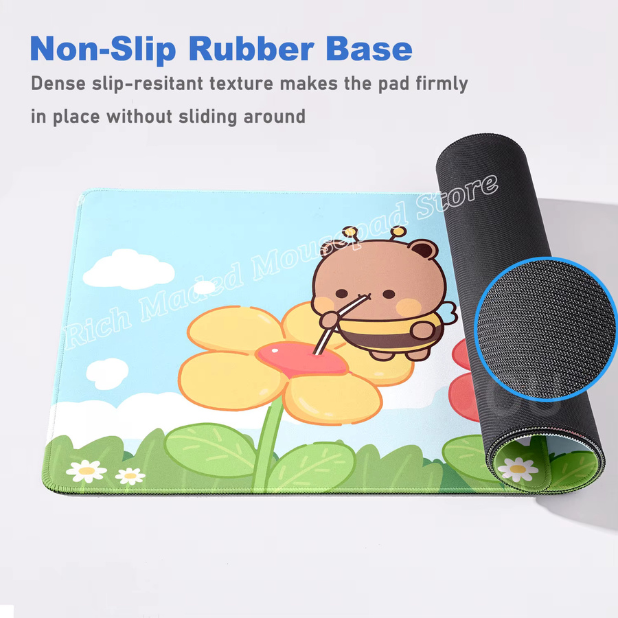 Riccu Cartoon Bubu Dudu XXL Gamer Mauspad Anime Computer Tischmatte - Bild 2