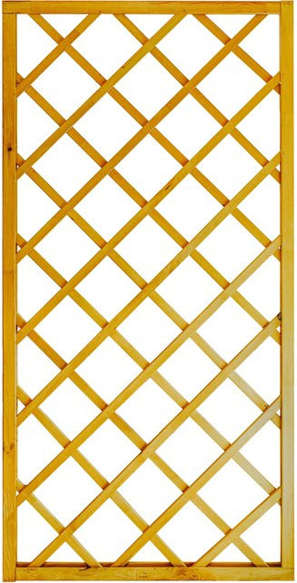 Sichtschutzzaun-Element Nancy von Andrewex aus Kiefernholz in Braun, lasiert, B/H: 90 x 180 cm - Bild 1