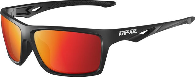 Kapvoe Sonnenbrille, Vollrand, rectangular, Kunststoff, black, Unisex - Bild 1