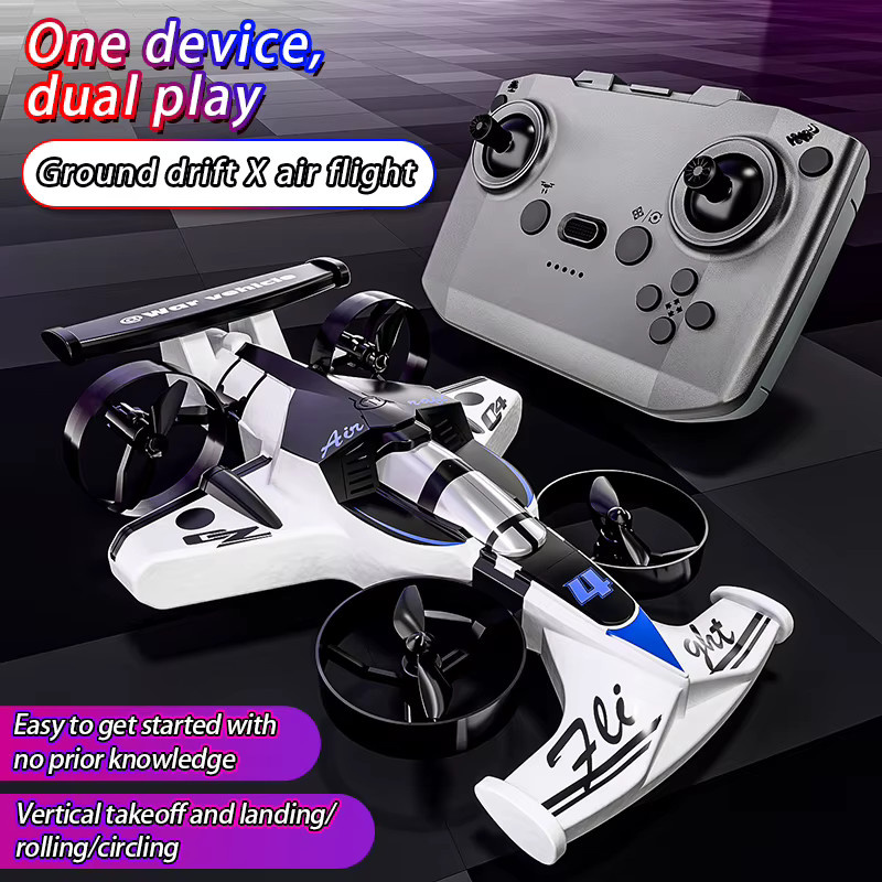 ANTSIR 2-in-1 Land Air Dual RC Quadcopter & RC Drift Car, 2,4G Fernbedienung, Set - Bild 2