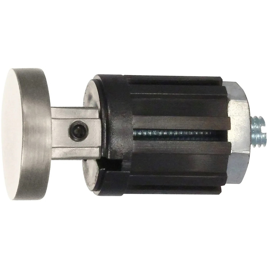 Mydeco Gardinenstangen-Endstück Match in Edelstahl-Optik Silber für Stangen mit Ø 2,5 cm - Bild 2