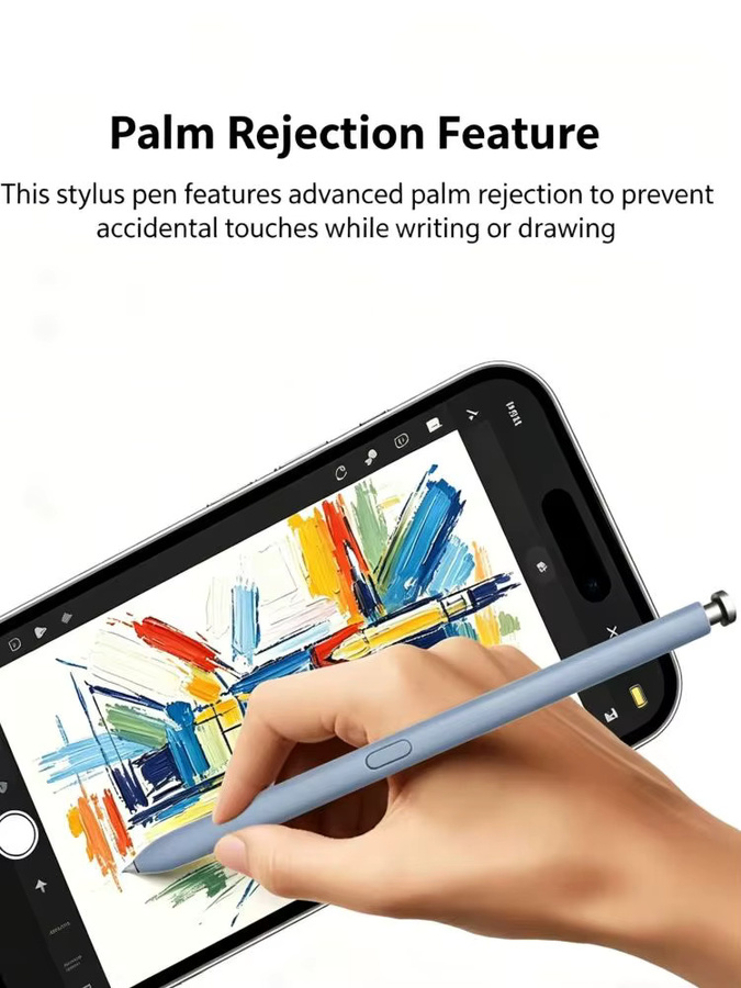 Advaka Ersatz S Pen Stylus für Samsung Galaxy S25 Ultra inklusive 5 Ersatzspitzen in Grau (Ohne BLE) - Bild 2