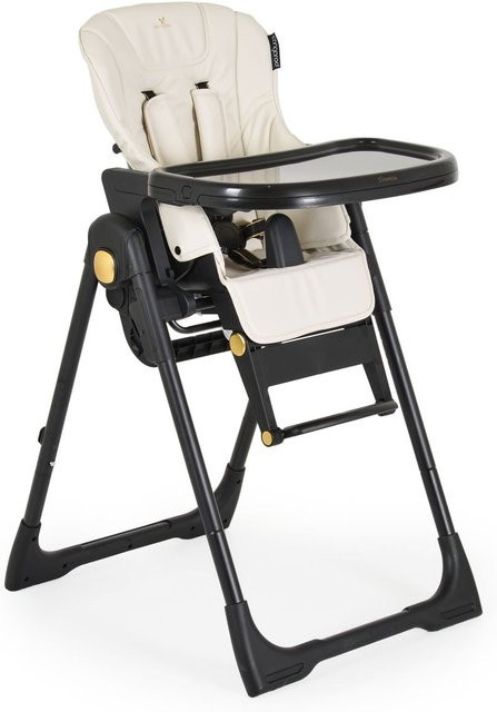 Cangaroo Kinderhochstuhl Tiramisu 2in1 in Beige, klappbar und höhenverstellbar mit 5 Kipp-Positionen - Bild 1