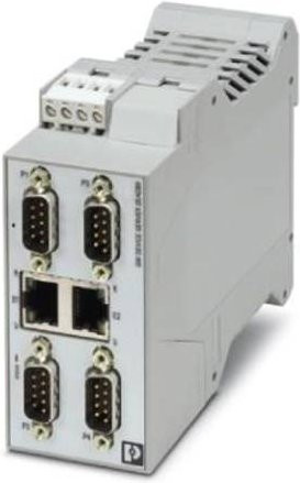 Phoenix Contact 2702776GW EIP/ASCII 2E/4DB9 Schnittstellen-Wandler Ethernet/LAN in Grau - Bild 1
