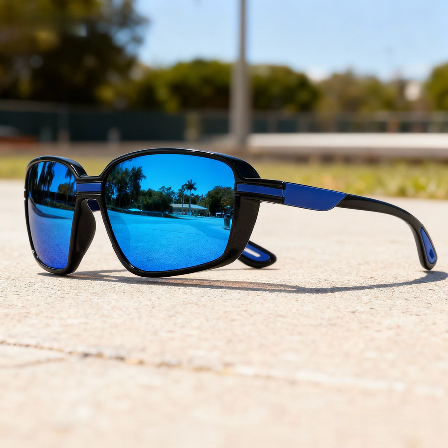 VEGUEROS Sport-Sonnenbrille, Vollrand, Unisex, Kunststoff - Bild 4