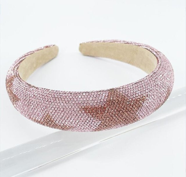 Haarband Stern, Strass, beige, Damen - Bild 1