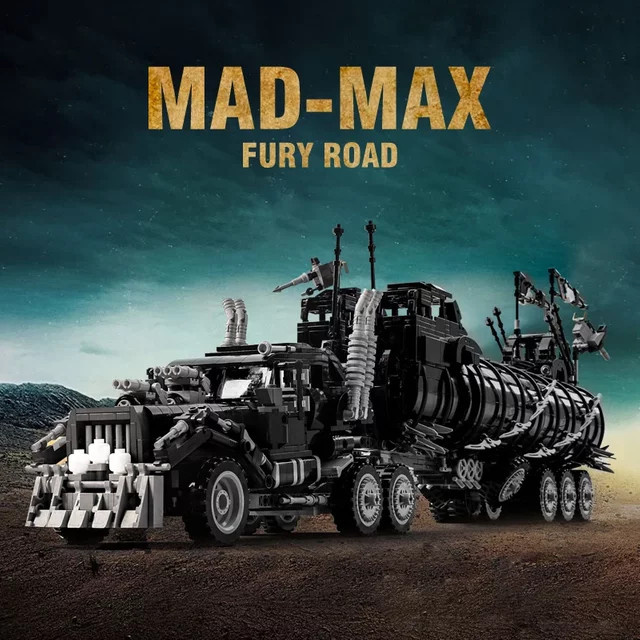 SixBricks Mad-Max Modifizierter Kriegs-LKW, Modellbausatz, Fahrzeuge - Bild 1