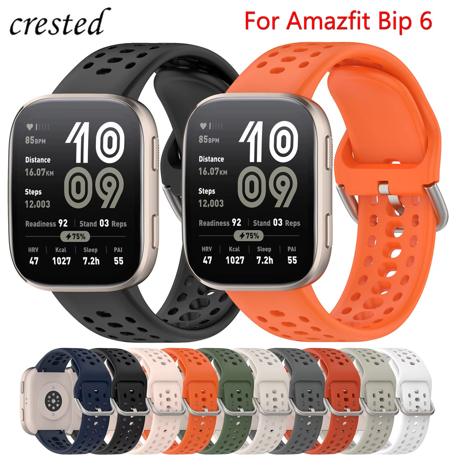 I LOVE LUO Uhrenarmband Silikon, orange, Amazfit Bip 6, Unisex - Bild 5