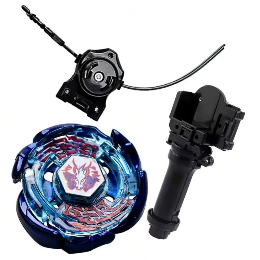 Takara Tomy Burst Gyro X Metall Fusion Galaxy Pegasis Fury Master 4D System Kreisel mit Launcher - Bild 1