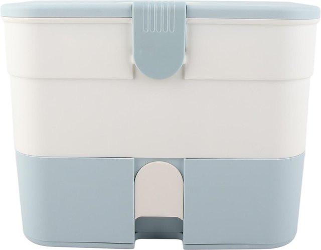 aimo Kosmetik-Aufbewahrungsbox, 2 Schubladen, Blau - Bild 1
