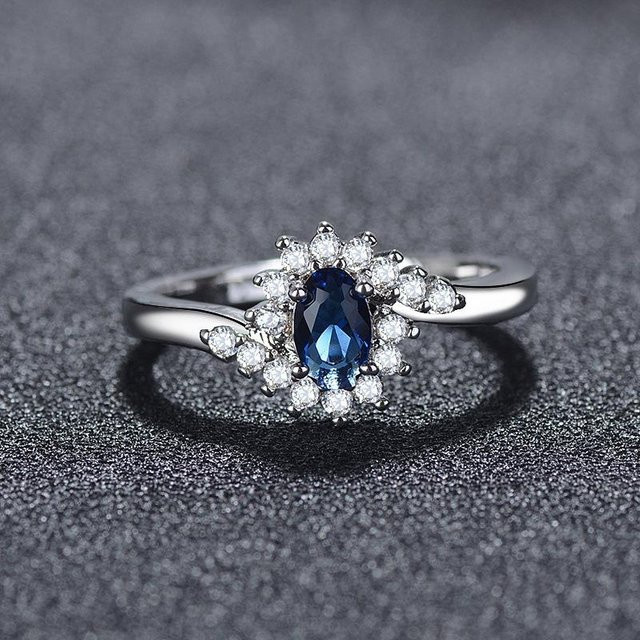 Ring Diana-Zirkon, Kupfer, Bunt, Zirkonia, Damen - Bild 1