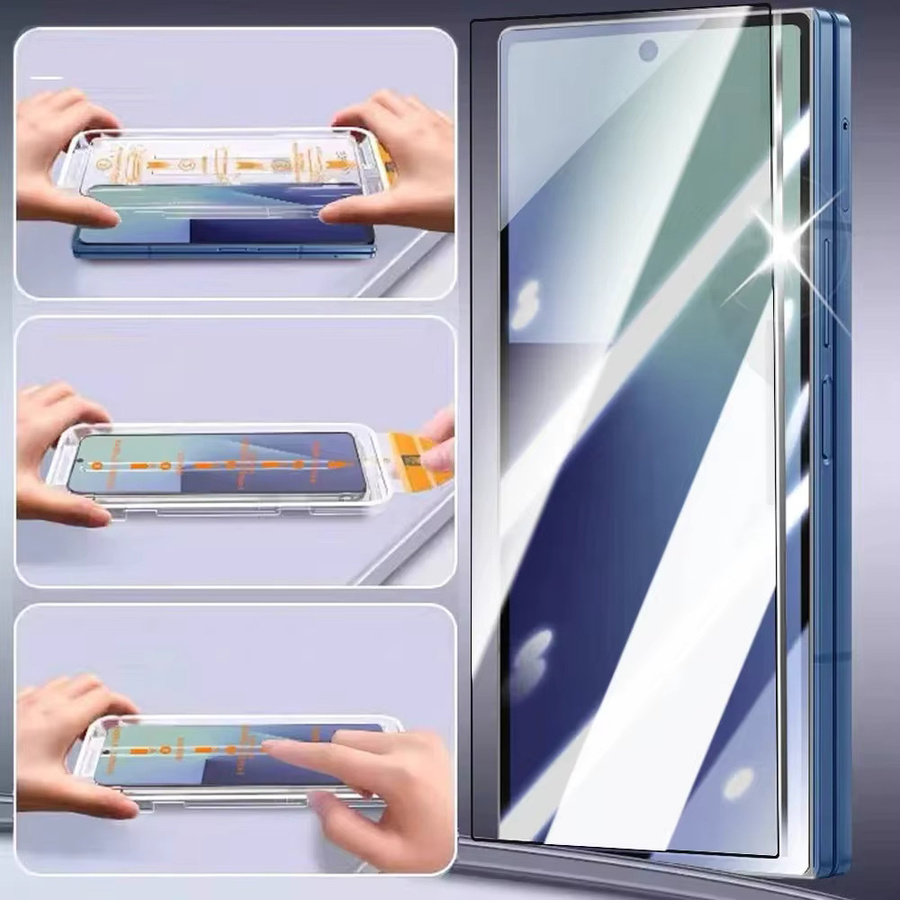 BAPPSUS Privatsphäre Displayschutzfolie für Samsung Galaxy Z Fold 7 6 5, Anti-Spy gehärtetes Glas, transparent - Bild 5