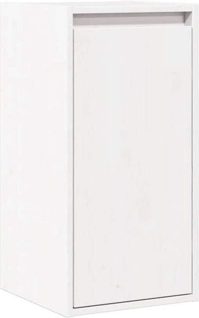 vidaXL Wandschrank aus Kiefer-Massivholz in Weiß, B/T/H: 30 x 30 x 60 cm - Bild 1
