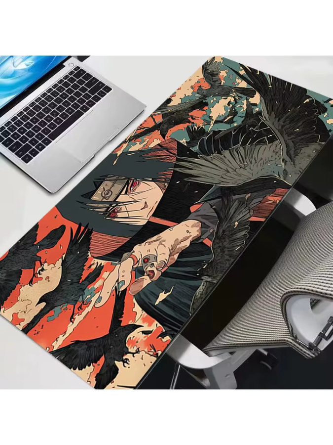 Bandai Mauspad Naruto Uzumaki Uchiha Itachi Madara Professionelle E-Sports Gaming Schreibtischunterlage Multicolor - Bild 2