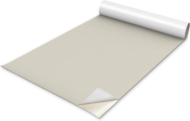 Tulup Möbelfolie in Cremefarbener Stein Optik, Matt, Breite: 75 cm, Länge: 150 cm - Bild 1