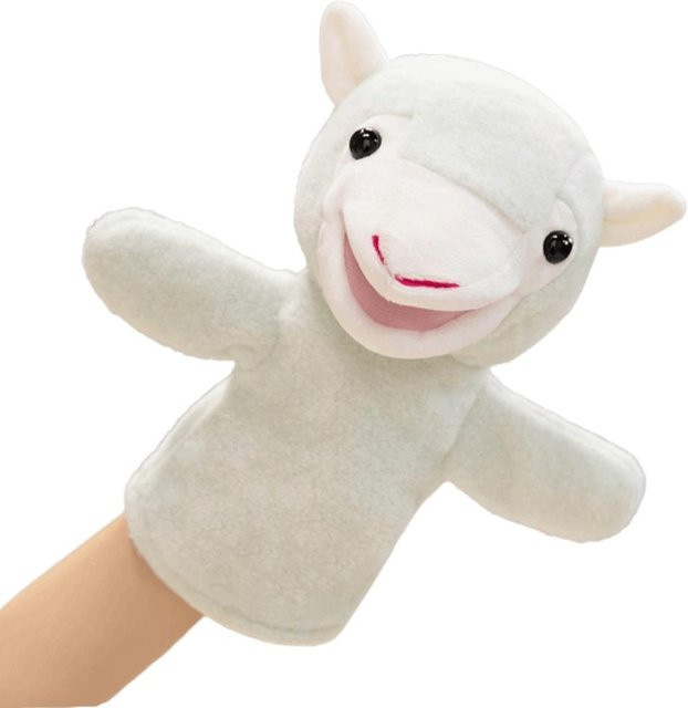 Yiran toy Kawaii Cartoon Ziege Schaf Alpaka, Handpuppen, Plüsch, ab 2 Jahren - Bild 1