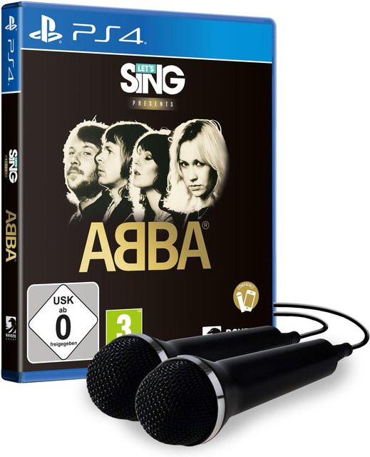 Let's Sing ABBA für PlayStation 4 mit 2 Mikrofonen von Sony - Bild 1