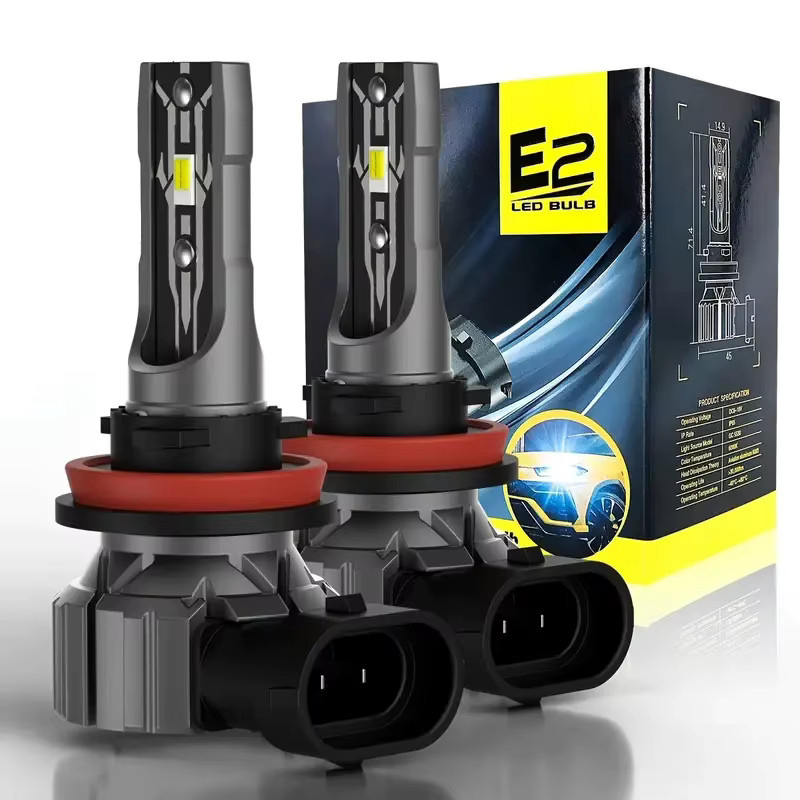 Neallor LED Nebelscheinwerfer Set H11 H8 H16 H9 6000K Silber für Dacia Duster Sandero Logan - Bild 3