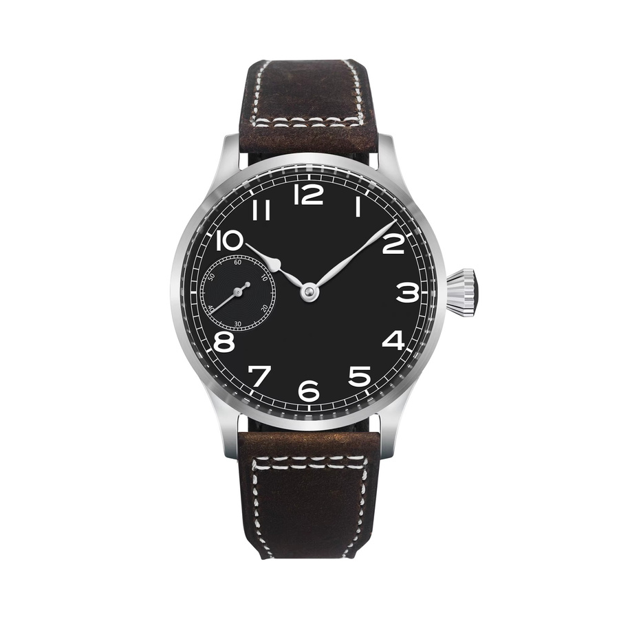 Corgeut Armbanduhr, Handaufzug, Edelstahl, Saphirglas, 42 mm, Herren - Bild 4