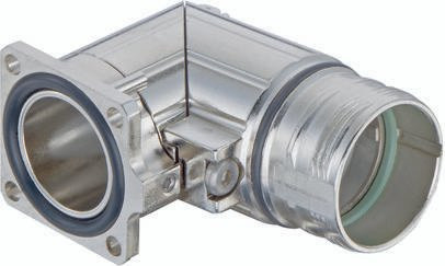 HARTING Wanddurchführungsgehäuse 09151000902 in Silber - Bild 1