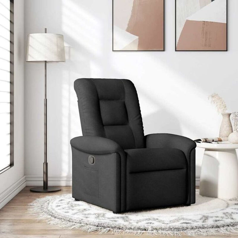 Modern Relaxsessel von vidaxl aus schwarzem Polyester-Stoff - Bild 1