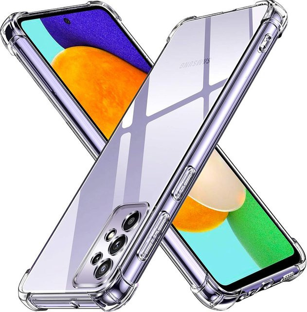 Techsuit Stoßfeste Schutzhülle für Samsung Galaxy A52s 5G, A52 5G und A52, transparent - Bild 1