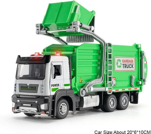 Linyi toy car Staubsauger-Müllwagen, Modell Spielzeug, 1:32, ab 14 Jahre - Bild 1